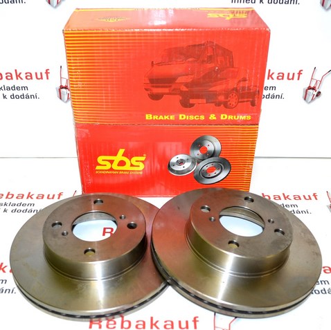 Přední brzdové kotouče NISSAN PIXO - SUZUKI ALTO - 1.0 - 231 mm