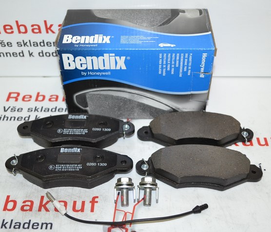 Přední brzdové destičky CITROEN XSARA NISSAN KUBISTAR RENAULT KANGOO