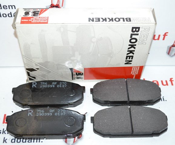 Přední brzdové destičky MAZDA 323 F V - 2.0 24V 1994-1998 - A.B.S.