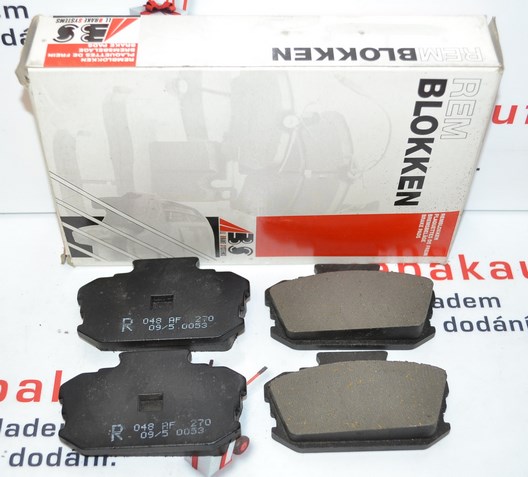 Přední brzdové destičky NISSAN DATSUN 140 J 1.4 160 J 1.6 1973-1982