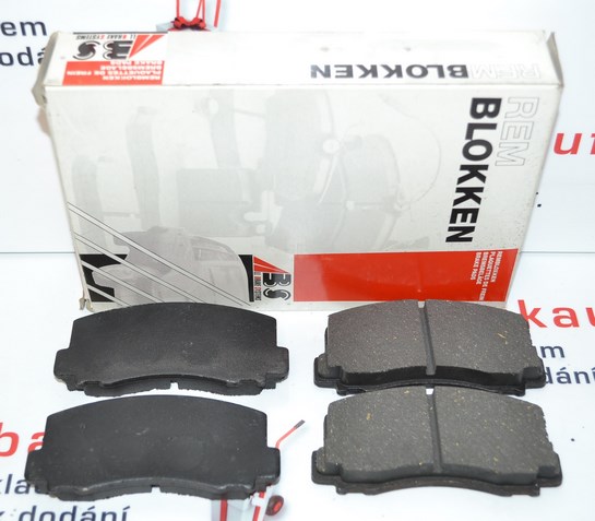 Přední brzdové destičky MITSUBISHI CORDIA 1982-1986 , TREDIA 1982-1987