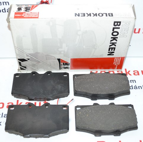 Přední brzdové destičky TOYOTA 4 RUNNER , HILUX II , LAND CRUISER