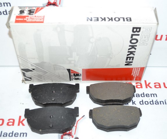 Zadní brzdové destičky NISSAN 180 SX 280 ZX 300 ZX BLUEBIRD SILVIA