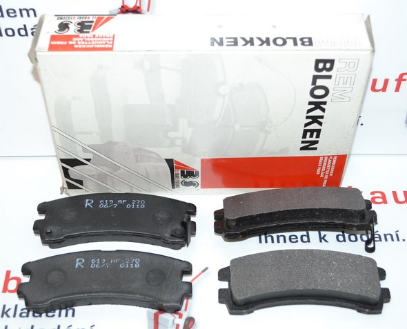 Zadní brzdové destičky NISSAN PATHFINDER I 86-95 , TERRANO I 87-96