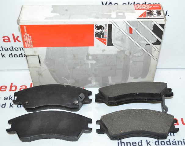 Přední brzdové destičky SUBARU JUSTY I 1200 1986-1995