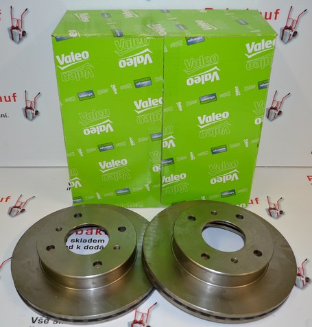 Přední brzdové kotouče NISSAN PRIMERA P10 1990-1996 - 242 mm - VALEO