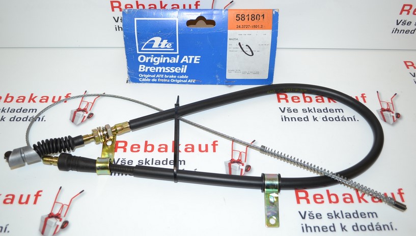 Pravé zadní lanko ruční brzdy MAZDA 626 II 82-87