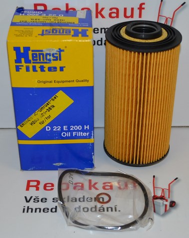 Olejový filtr BMW 5 E34 , 7 E32 E38 , 8 E31 - 3.0 , 4.0 , 5.0 - HENGST