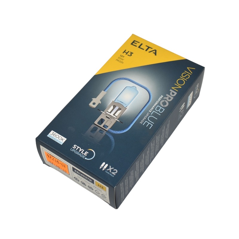 Žárovka ELTA 12V H3 55W Pk22s VisionProBlue - sada 2 ks