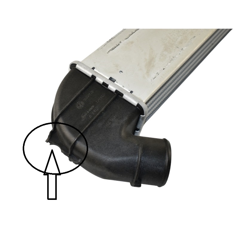 Intercooler - chladič turba FIAT DOBLO Cargo 1.3 D JTD , 1.9 D JTD