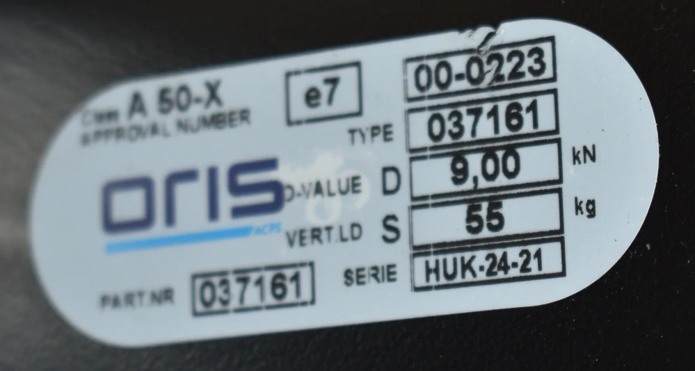 Tažné zařízení s pevným bajonetem TOYOTA VERSO R2 2009-2018 - ORIS