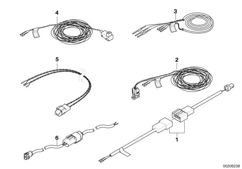 Opravný kabel airbag BMW 3 E90 E91 , X5 E70 , X6 E71 - ORIGINÁL