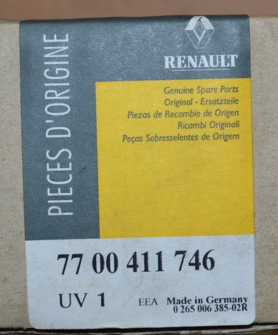 Pravý zadní senzor ABS RENAULT CLIO II , THALIA