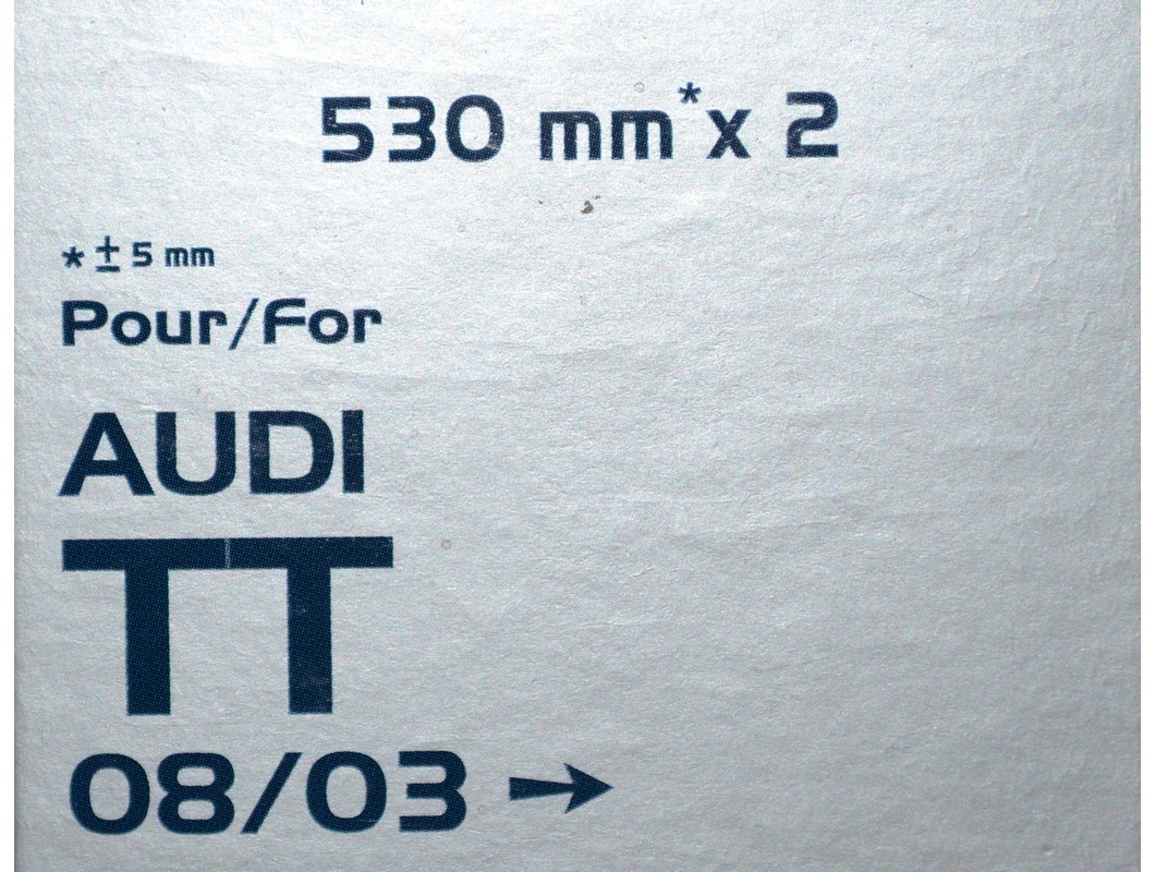 Sada stírátka VALEO - přední stěrače okna AUDI TT 2003-2006