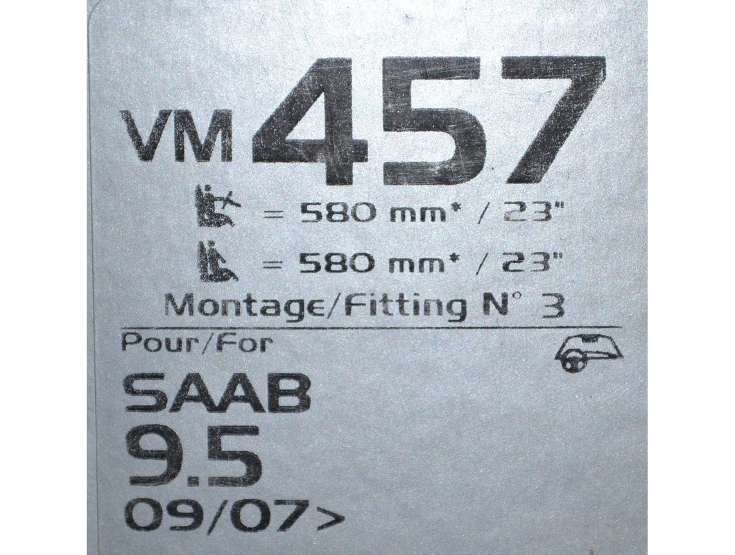 Sada stírátka VALEO - přední stěrače okna SAAB 9-5 2007-2012
