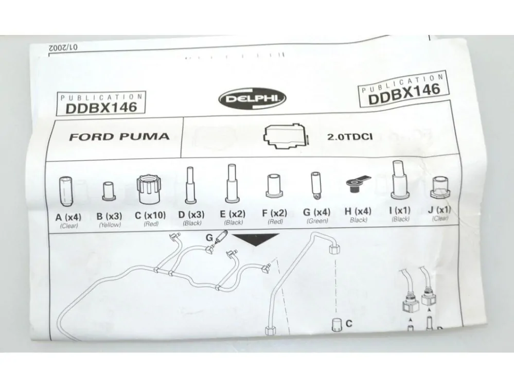 Ochranné zátky - sada - FORD FOCUS I MONDEO III TRANSIT JAGUAR X-TYPE