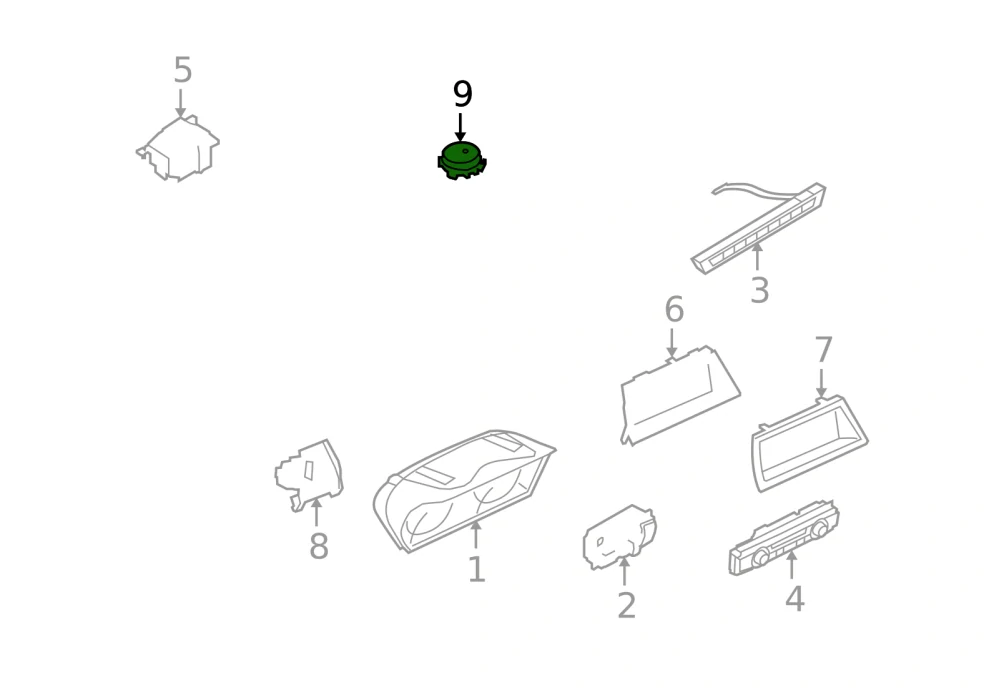 Senzor deště , světla BMW X5 E70 2006-2013 - ORIGINÁL