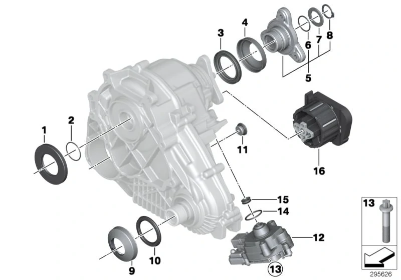Výstupní příruba převodovky BMW 1 2 4 X3 X4 X5 X6 - ORIGINÁL