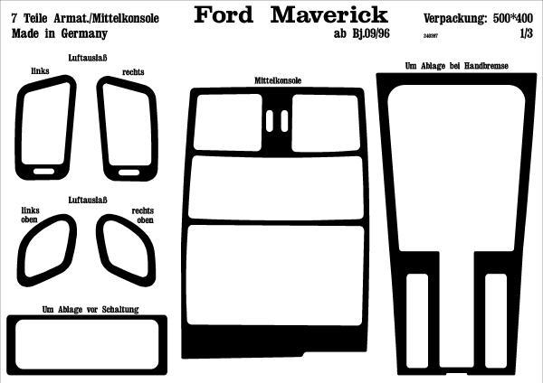 Dekor interiéru - dřevo FORD MAVERICK
