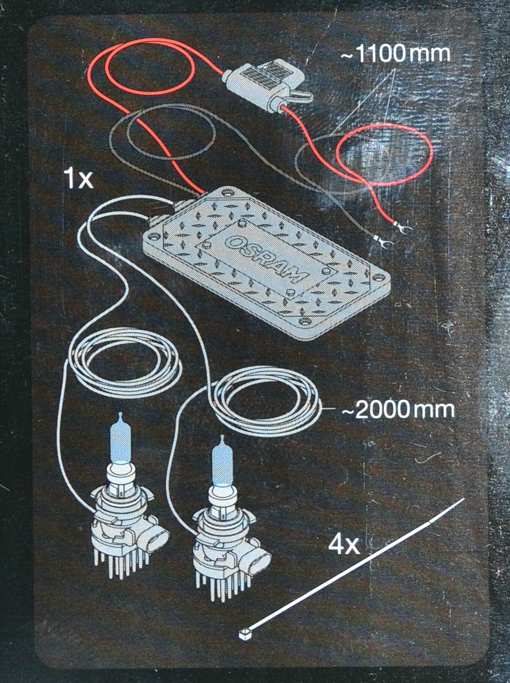 OSRAM LEDAMBIENT LEDEXT102-03 HYBRID CONNECT RGB HB3 SET