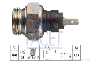 Spínač kontroly tlaku oleje RENAULT VOLVO 340-360