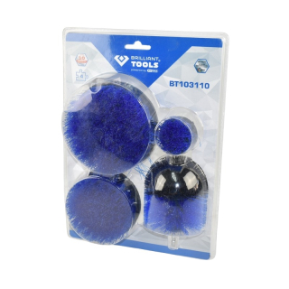 Souprava kartáčových násad pro vrtačky - 4dílná - BRILLIANT TOOLS