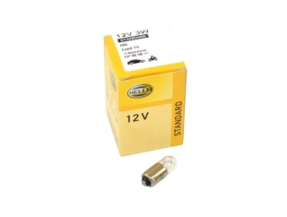 Žárovka W5W 12V 3W BA9s - parkovací / obrysové světlo - HELLA