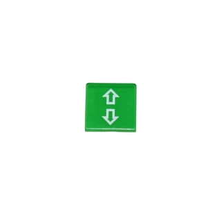 Štítek pro spínač - vypínač - symbol šipky - HELLA 9XT714300-341